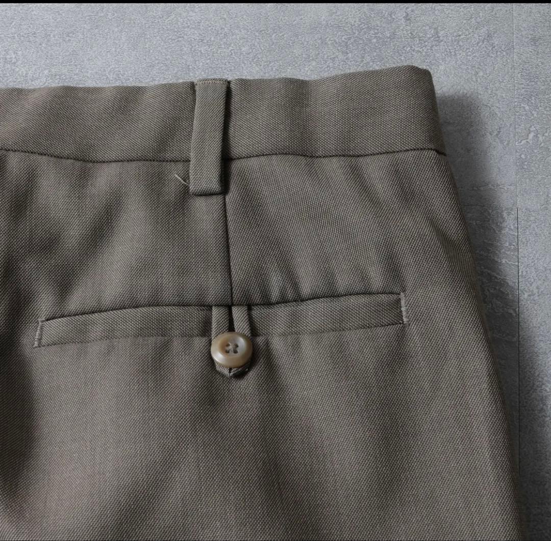 【落ち感◎】Perry Ellis 2タックスラックス W33L30 グレージュ