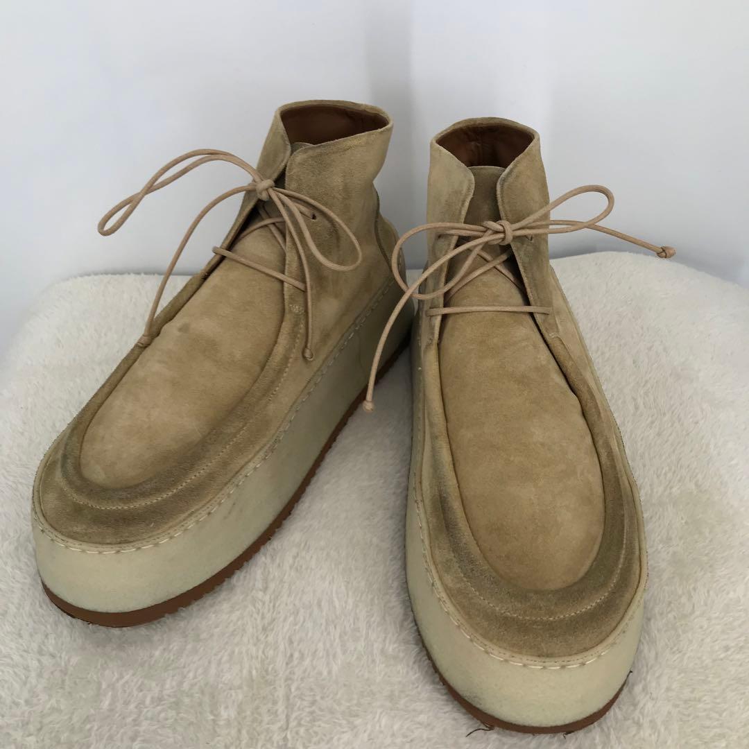 マルセル　ブーツ　42　スエード　ベージュ