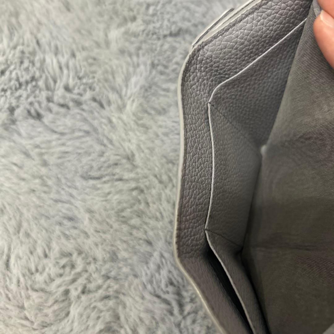 miu miu 水色 三つ折り財布