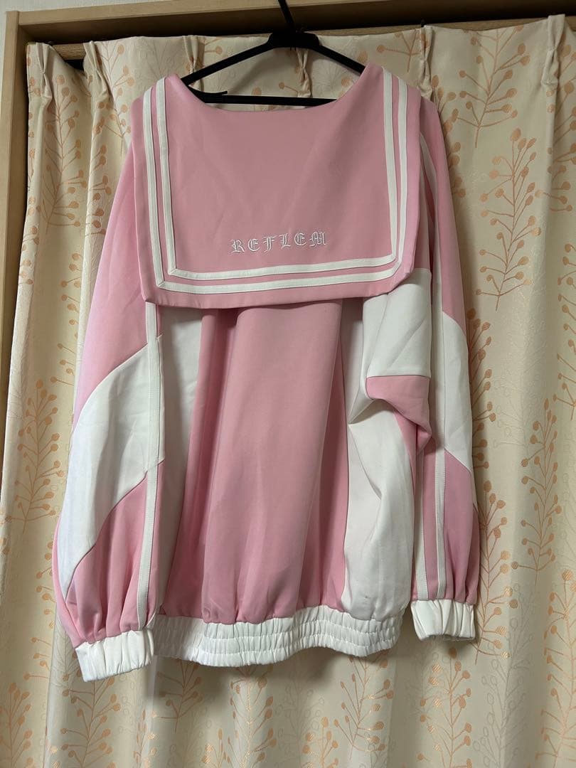 『REFLEM/レフレム』BIG切替セーラーカラージャージ ピンク