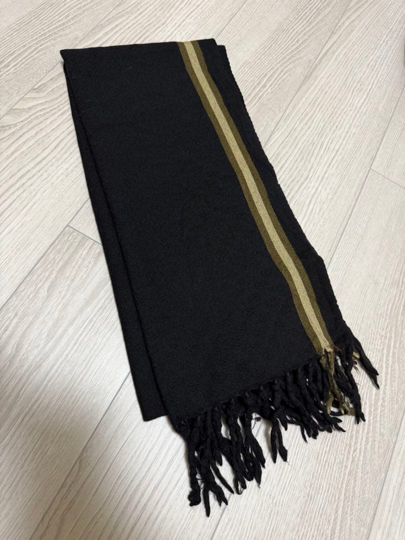 ★SALE★ GUCCI ストール　マフラー　GG柄　ブラック