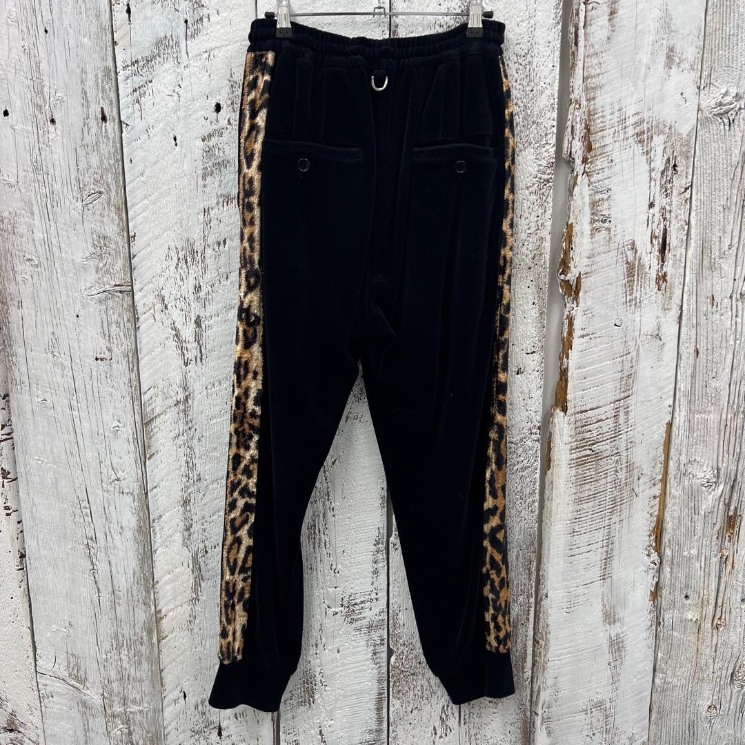 ネイバーフッド×マスターマインド スカルバニーレオパード切替ベロアトラックパンツ