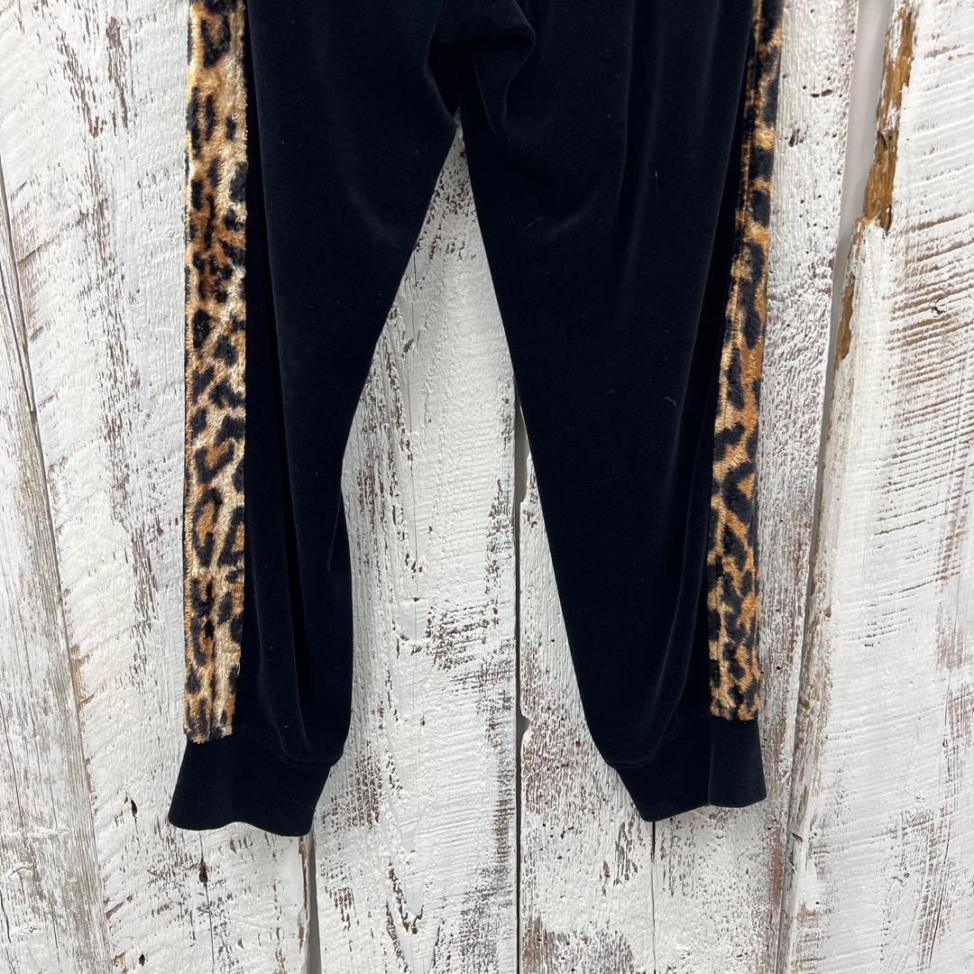 ネイバーフッド×マスターマインド スカルバニーレオパード切替ベロアトラックパンツ