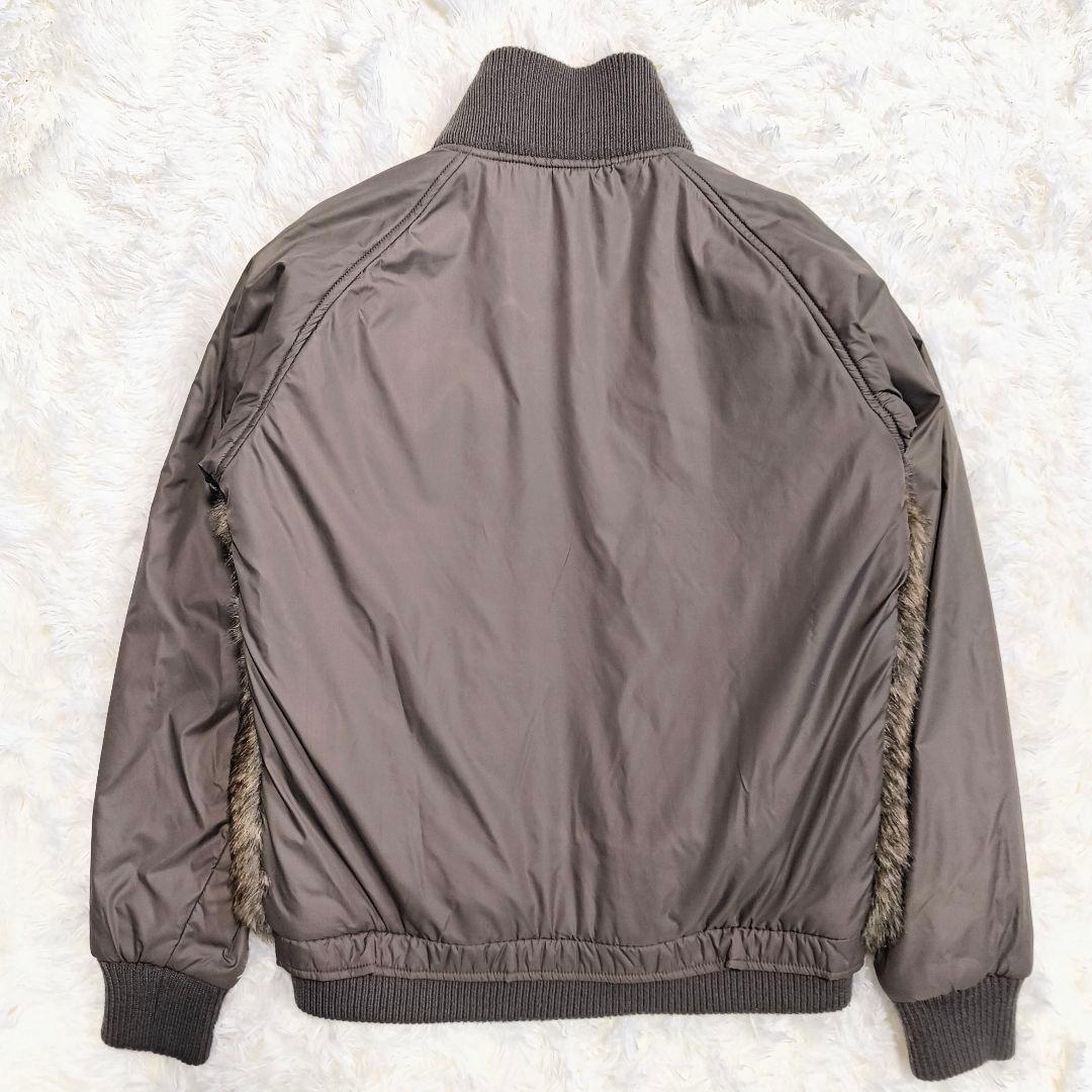 【希少】ディーゼル ファー切り替え ブルゾン ミリタリージャケット Y2K L