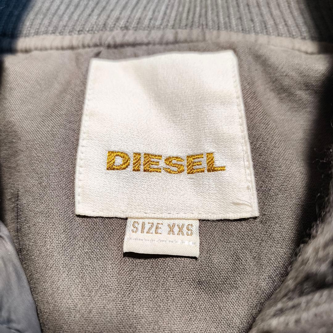 【希少】ディーゼル ファー切り替え ブルゾン ミリタリージャケット Y2K L