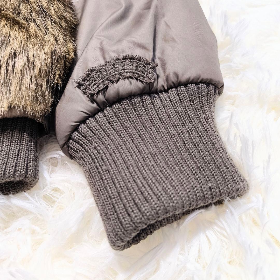 【希少】ディーゼル ファー切り替え ブルゾン ミリタリージャケット Y2K L