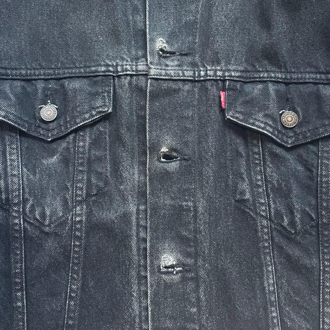 Levi's 70507 USA製 ブラック デニムジャケット 90s 後染め