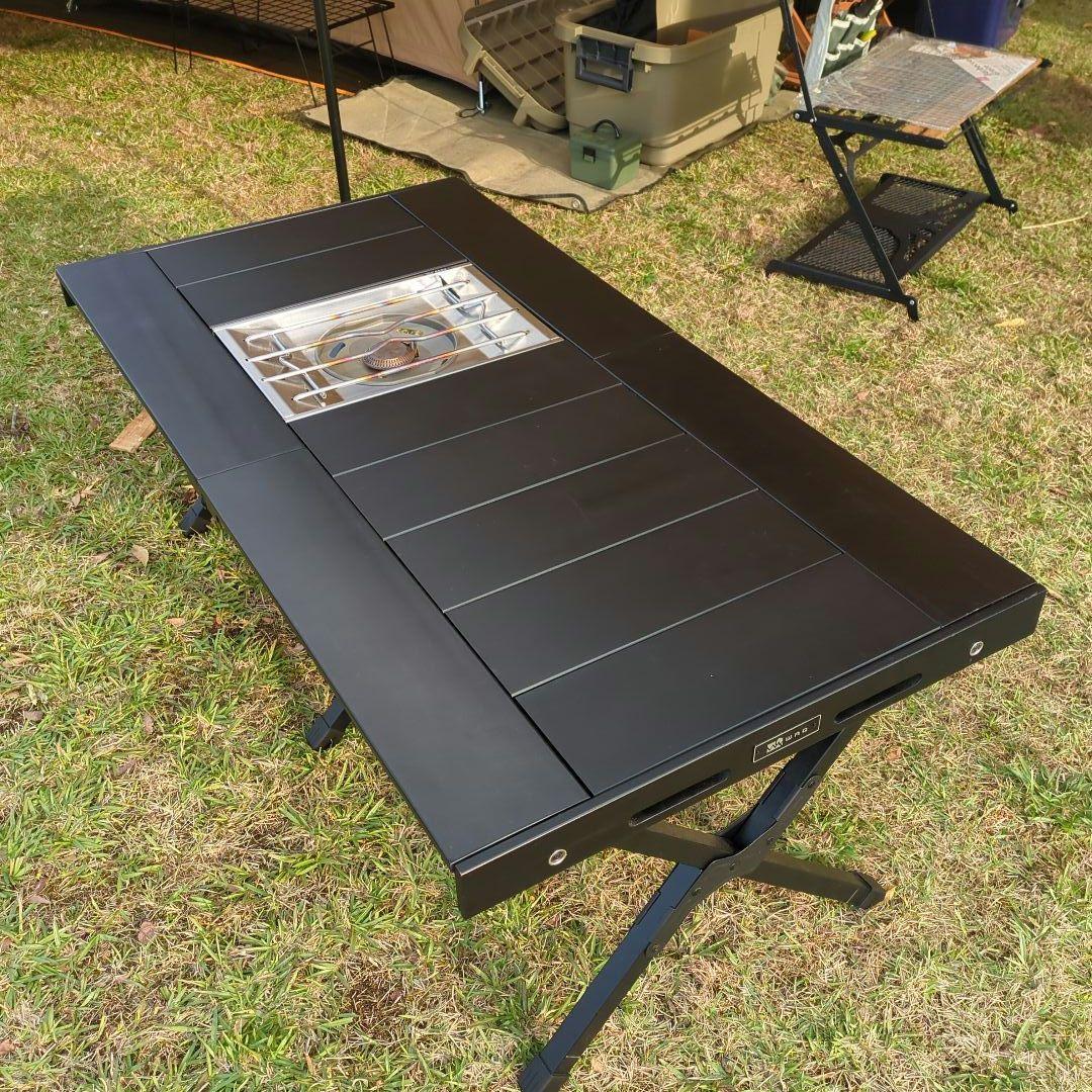 ワック　アウトドアテーブル 黒