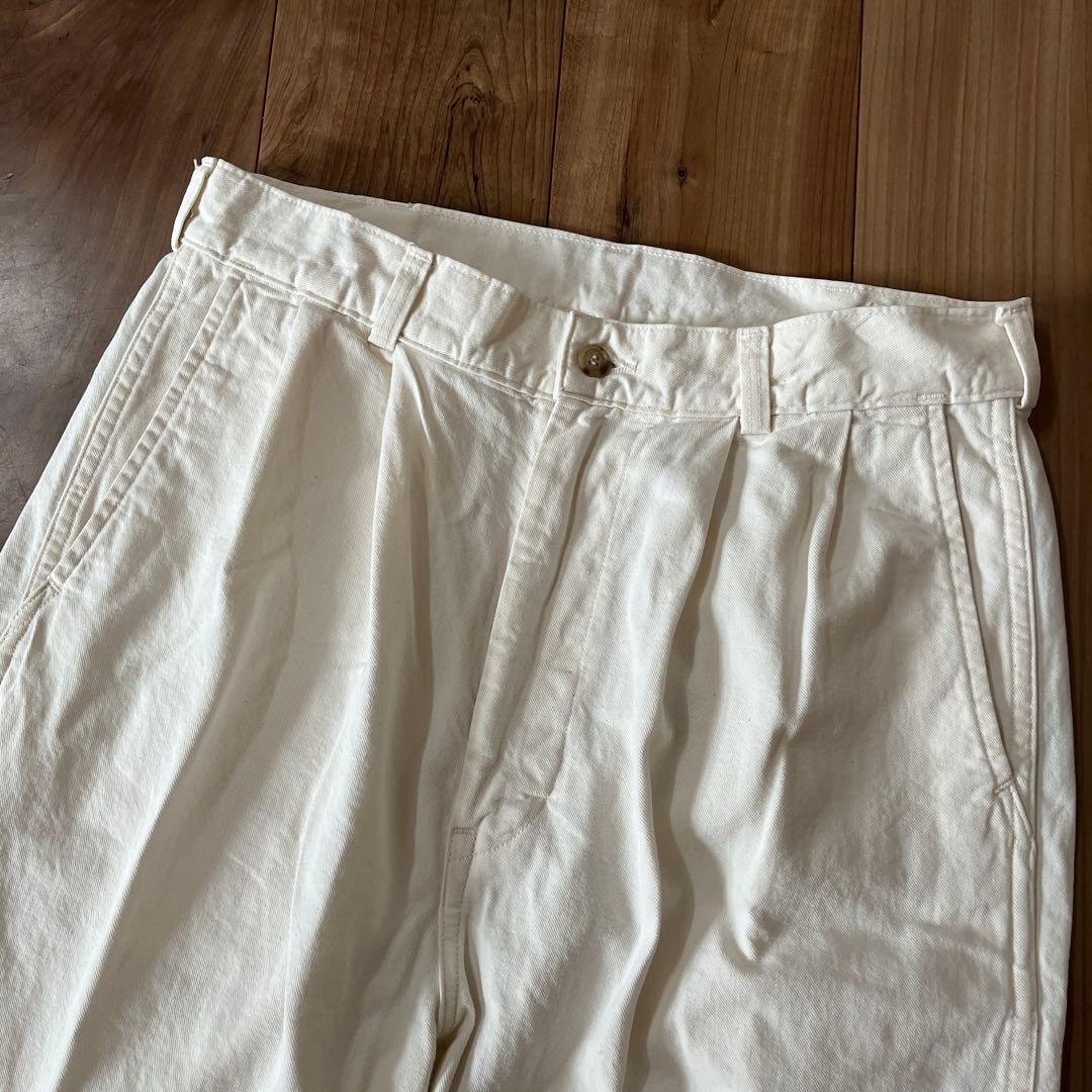 orslow オアスロウ　ツータックワイドトラウザーパンツ