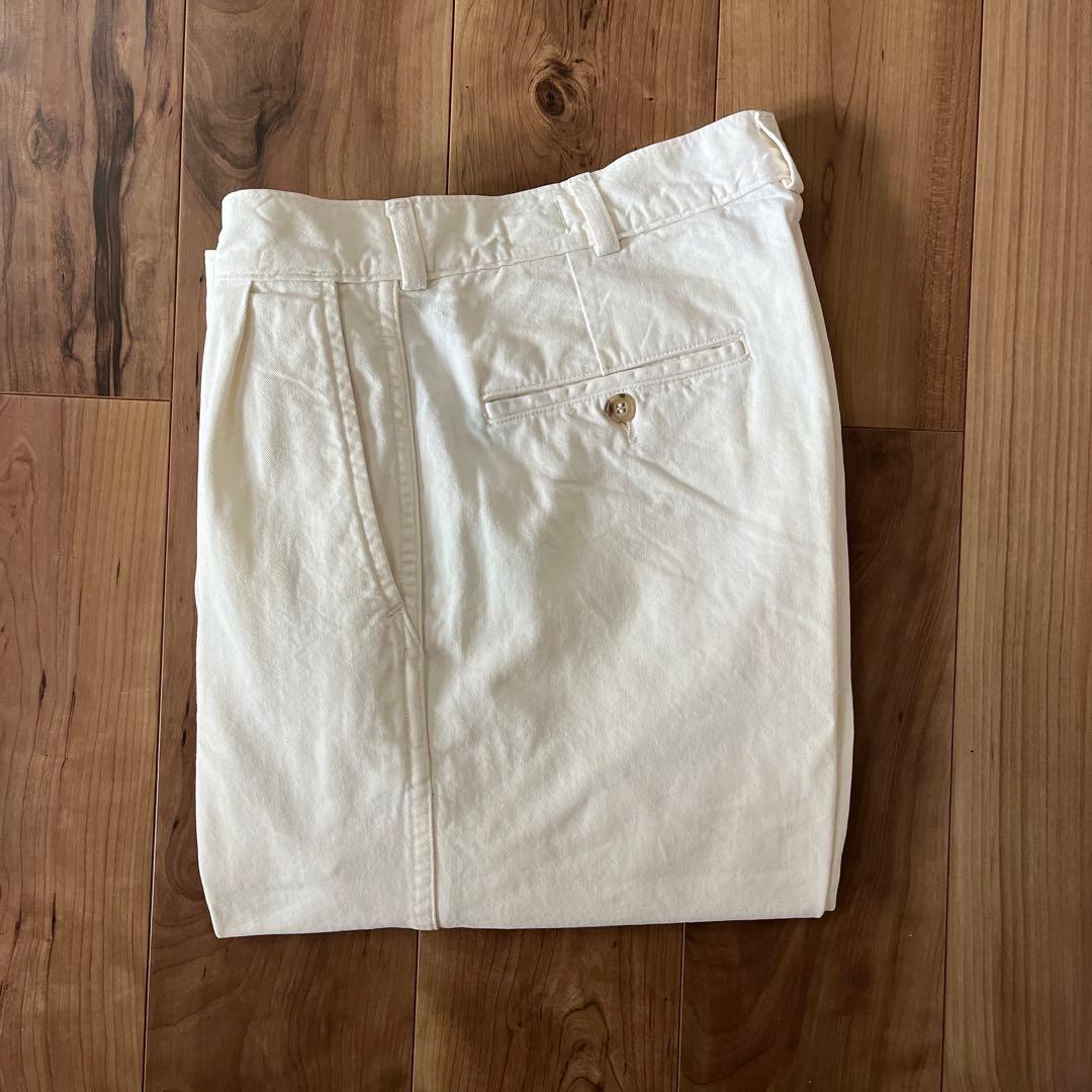 orslow オアスロウ　ツータックワイドトラウザーパンツ