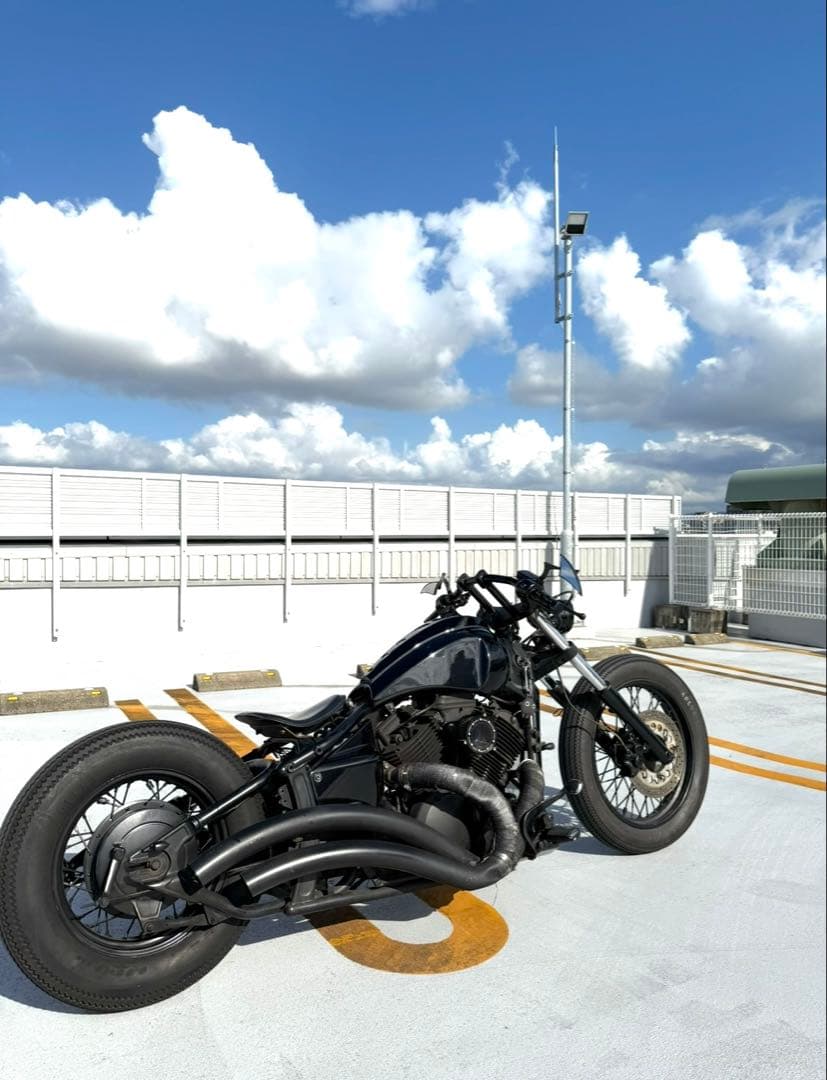 ストレッチパイプマフラードラックスター400