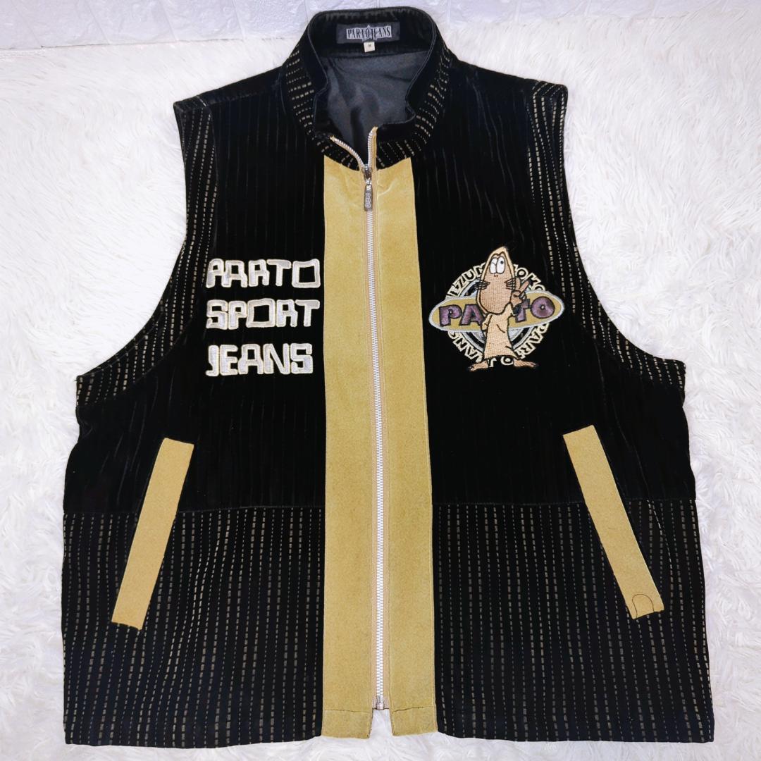 【激レア】PARTO SPORT JEANS 3ピース 豪華刺繍 ねずみ男 M