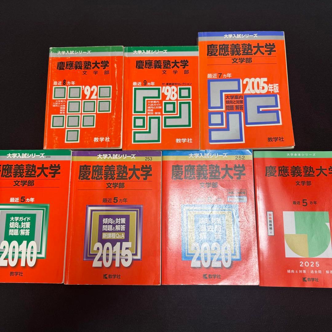 赤本 慶應義塾大学　文学部　1984年〜2024年　41年分