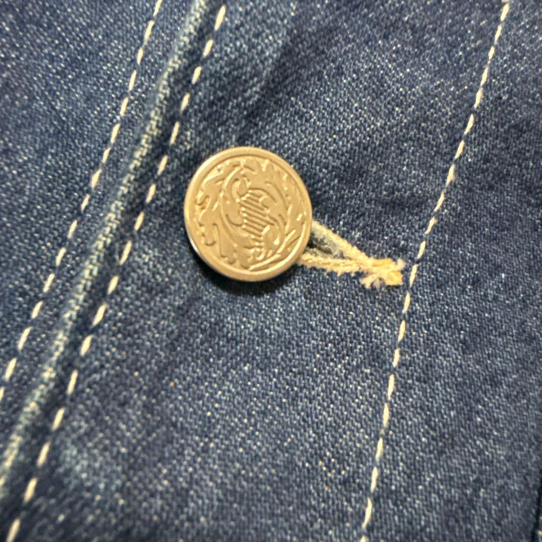 90s POINTER BRANDポインターデニムカバーオール