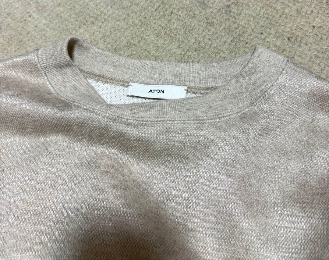 ATON★LINEN JERSEY★リネンスウェット★ニット★Tシャツ★長袖