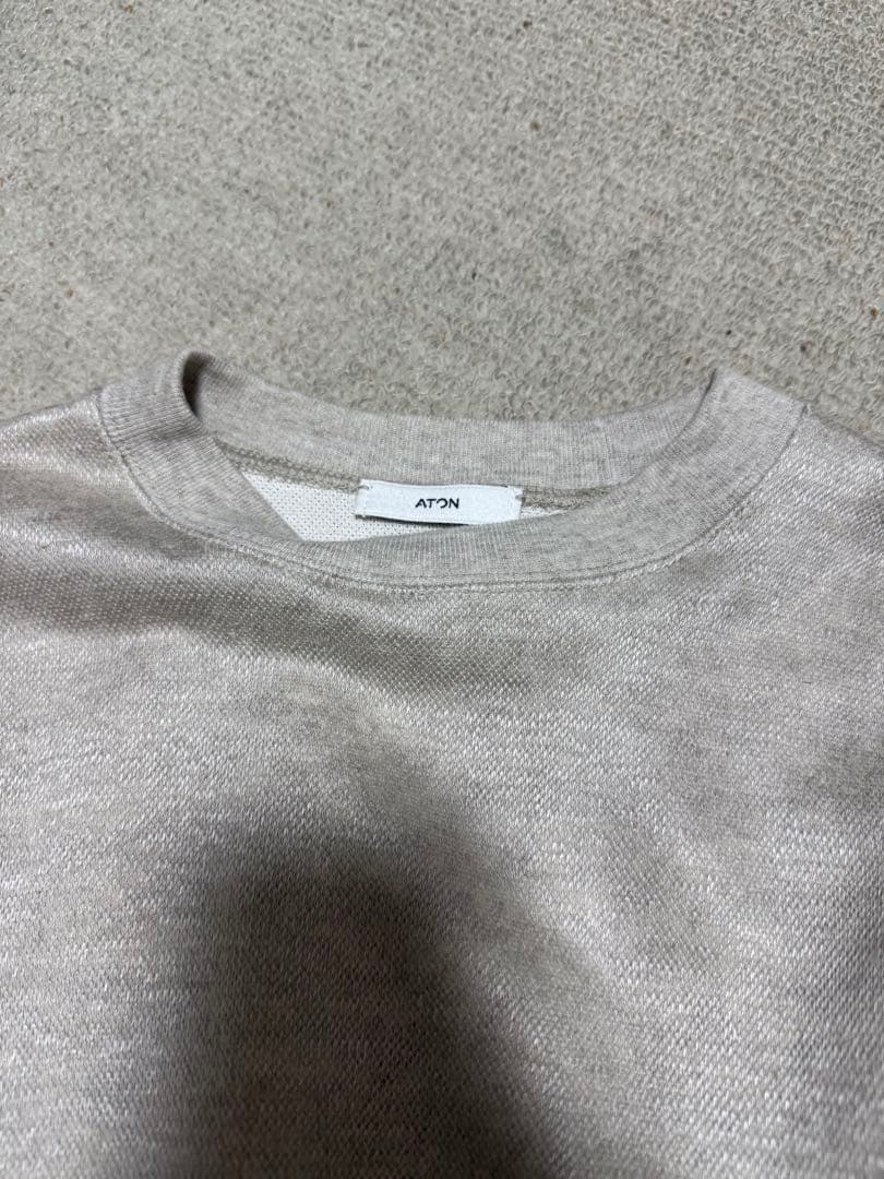 ATON★LINEN JERSEY★リネンスウェット★ニット★Tシャツ★長袖