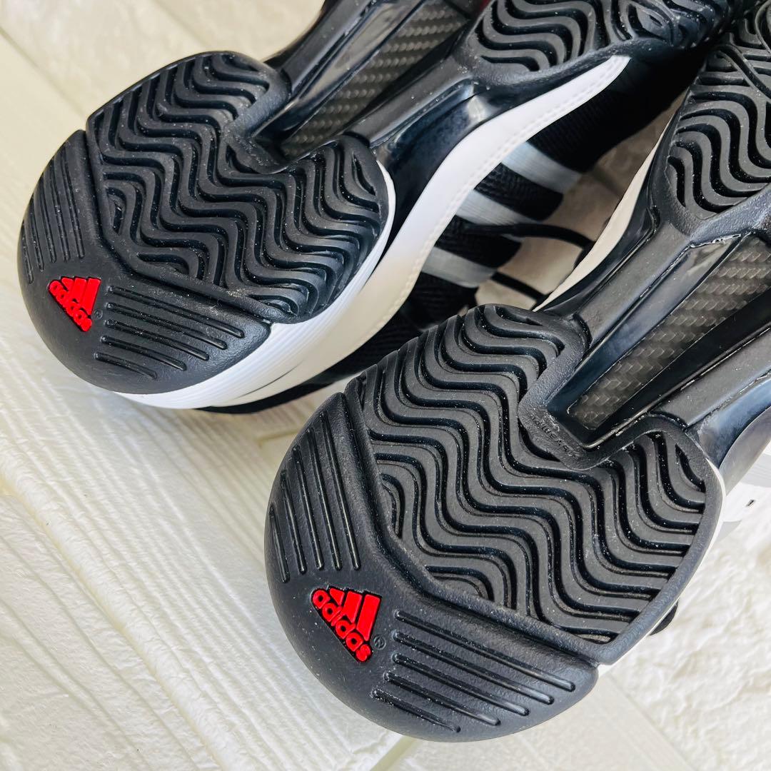 【未使用級】adidas バリケード5 クラシック黒赤白 SIZE 26cm