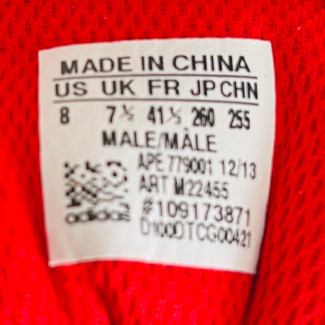 【未使用級】adidas バリケード5 クラシック黒赤白 SIZE 26cm