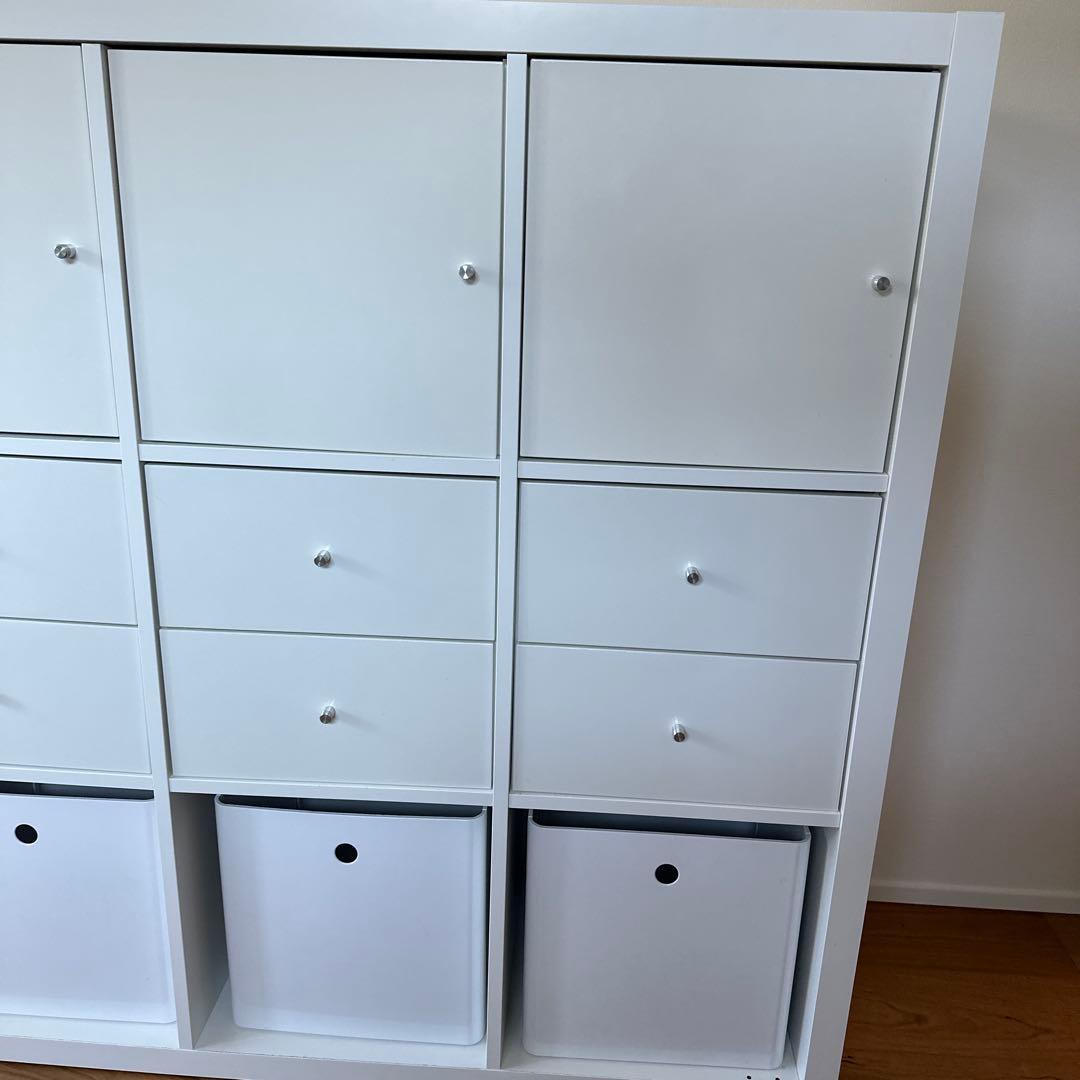 IKEA KALLAX カラックス シェルフユニット 収納付き