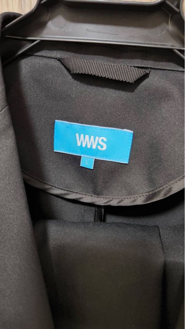 m*i様 WWS ブラック シングルブレストジャケット Ｌ パンツMセット