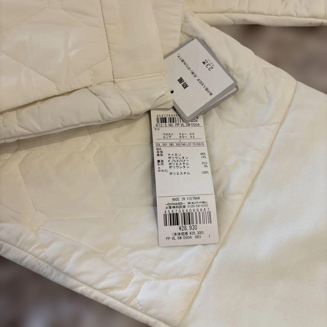 新品未使用】23区ゴルフ M 冬最強防寒パンツ キルティング テーパードパンツ