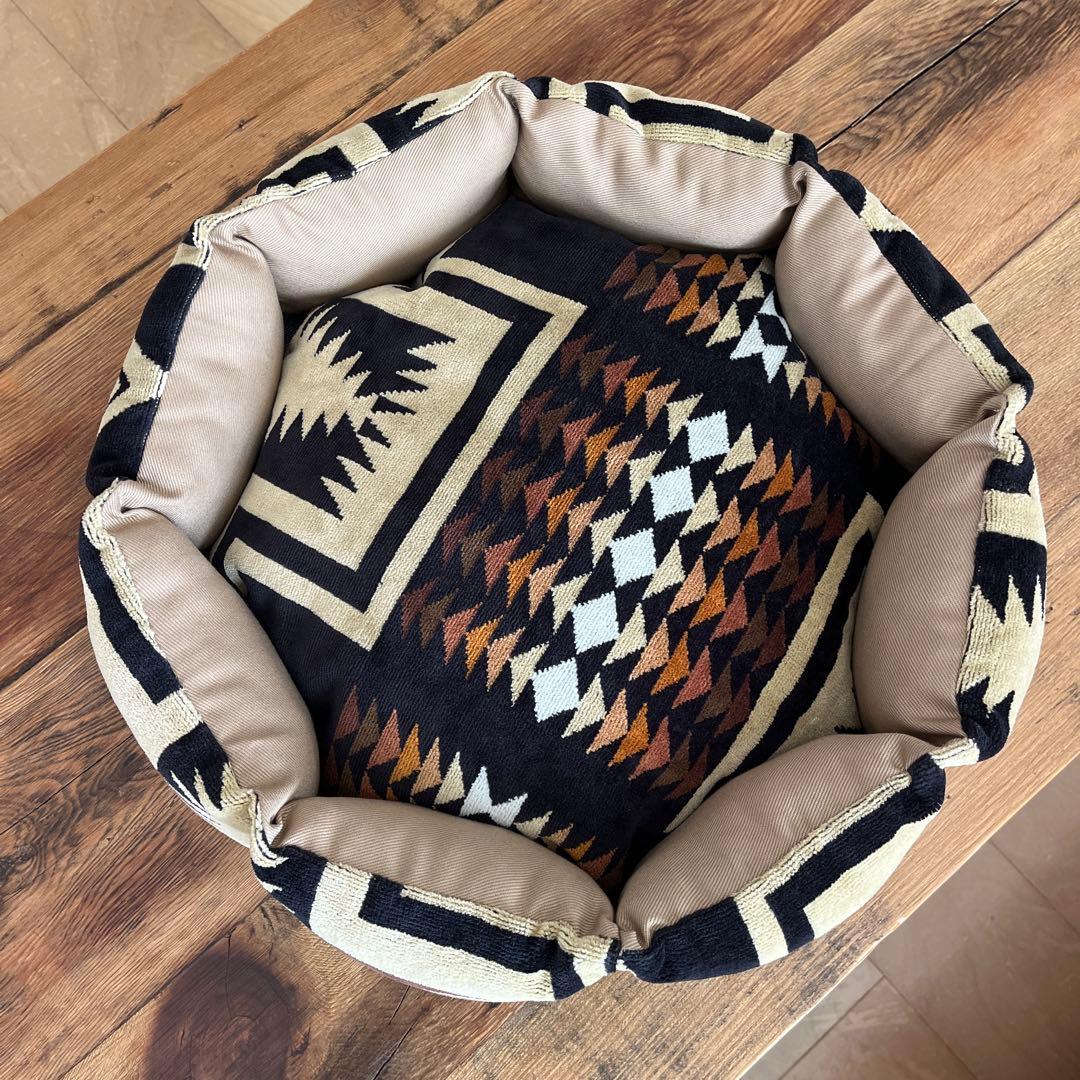 ペットベッド　ハンドメイド463 ペンドルトン　リメイク　猫ベッド　犬ベッド