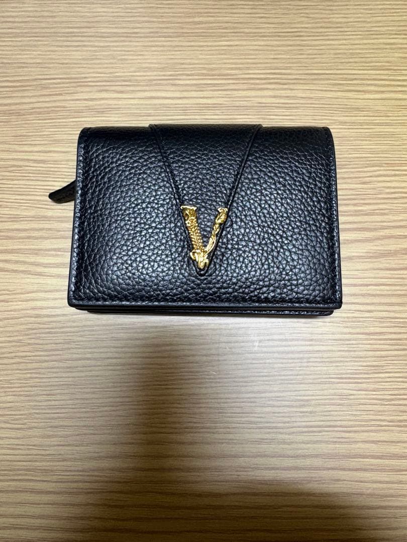 VERSACE ブラック 二つ折り財布