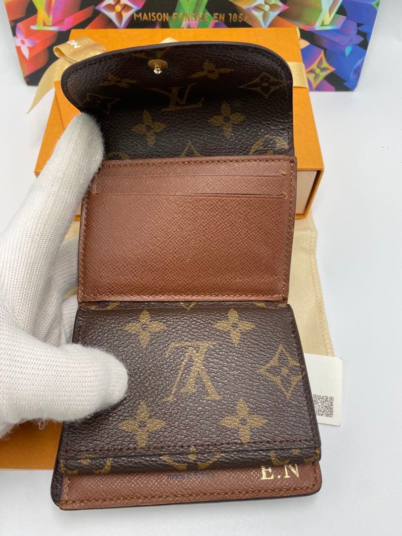 希少 ルイヴィトンモノグラムポルトフォイユ エレーヌ 三つ折り財布 コンパクト