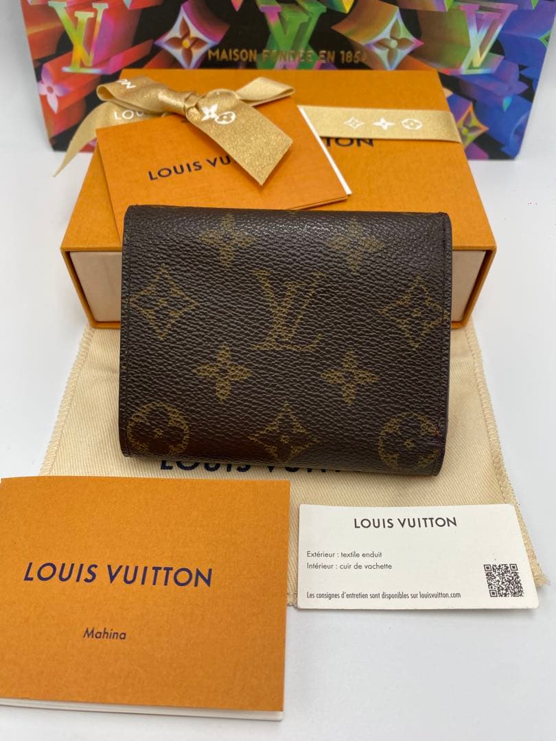 希少 ルイヴィトンモノグラムポルトフォイユ エレーヌ 三つ折り財布 コンパクト