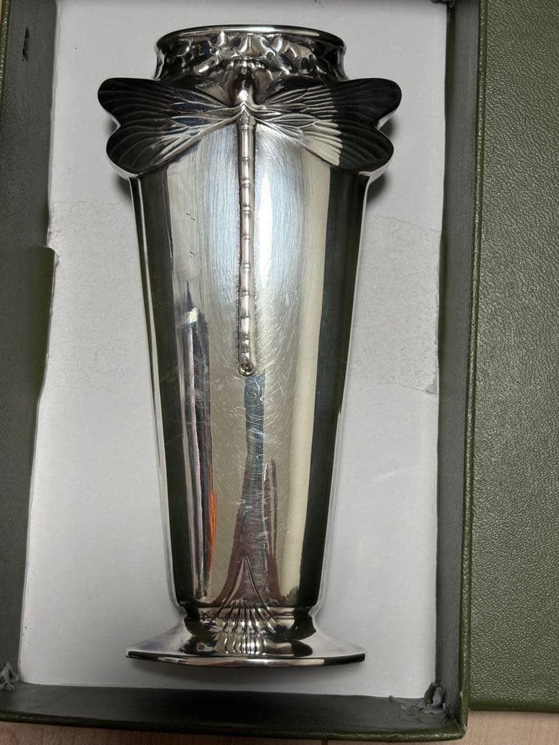 Christofle ドラゴンフライ フラワーベース トンボ