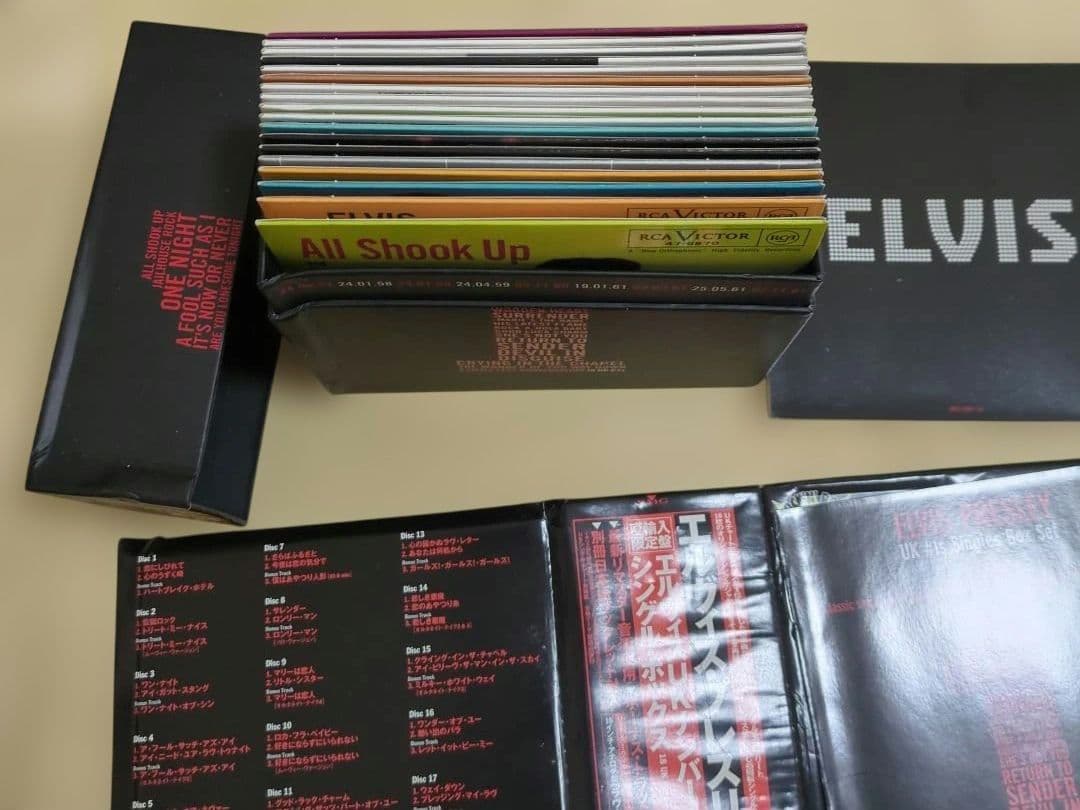 エルヴィス　UKナンバー・ワン・シングル・ボックス
