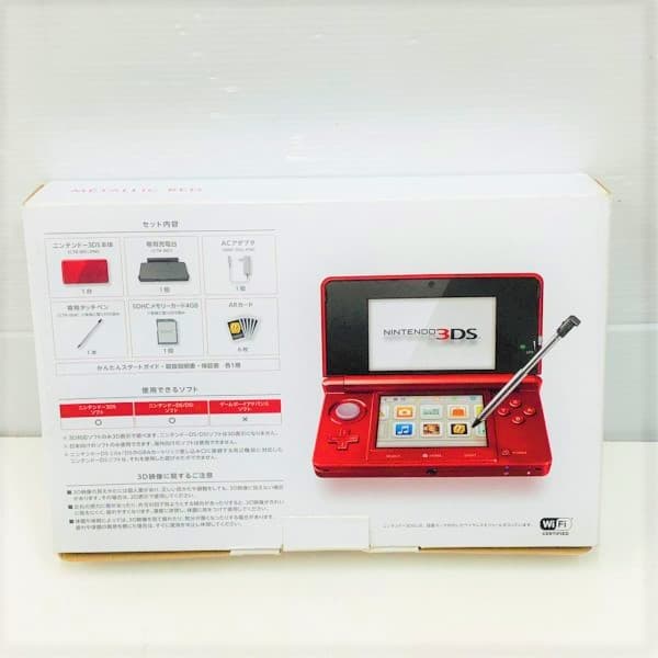 ★未使用品★極美品ニンテンドー3DSメタリックレッド【メーカー生産終了】