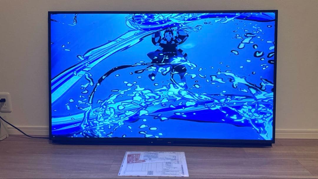 【美品】シャープ アクオス 4T-C55DN1 4K 液晶テレビ 動画 22年製