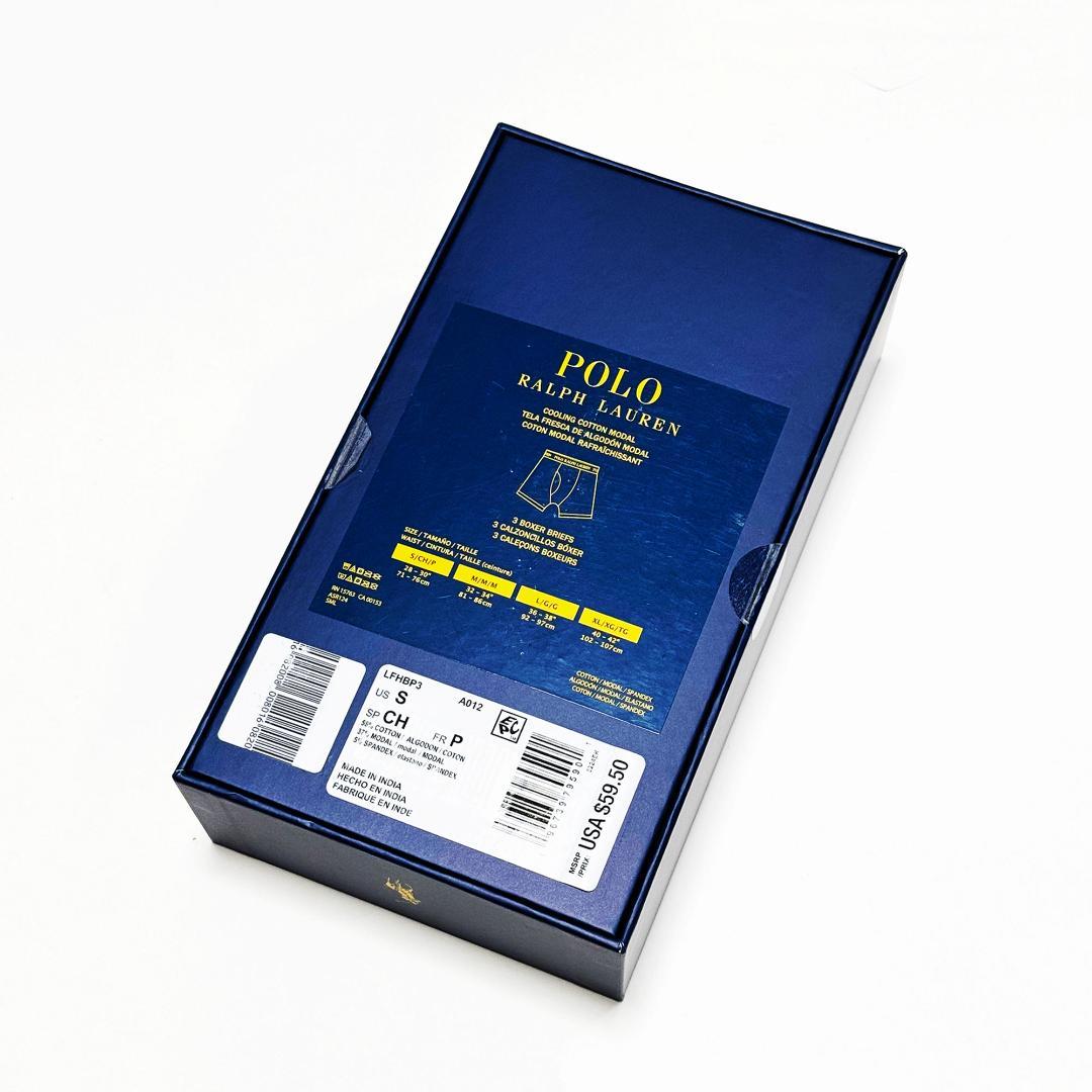 ■POLO/ポロラルフローレン ポロベアーボクサートランクス3点セットS新品D■