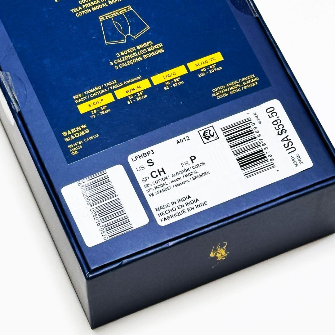 ■POLO/ポロラルフローレン ポロベアーボクサートランクス3点セットS新品D■