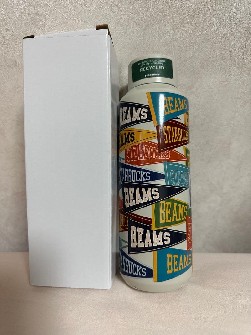 BEAMS スターバックス ボトル 473ml ベージュ