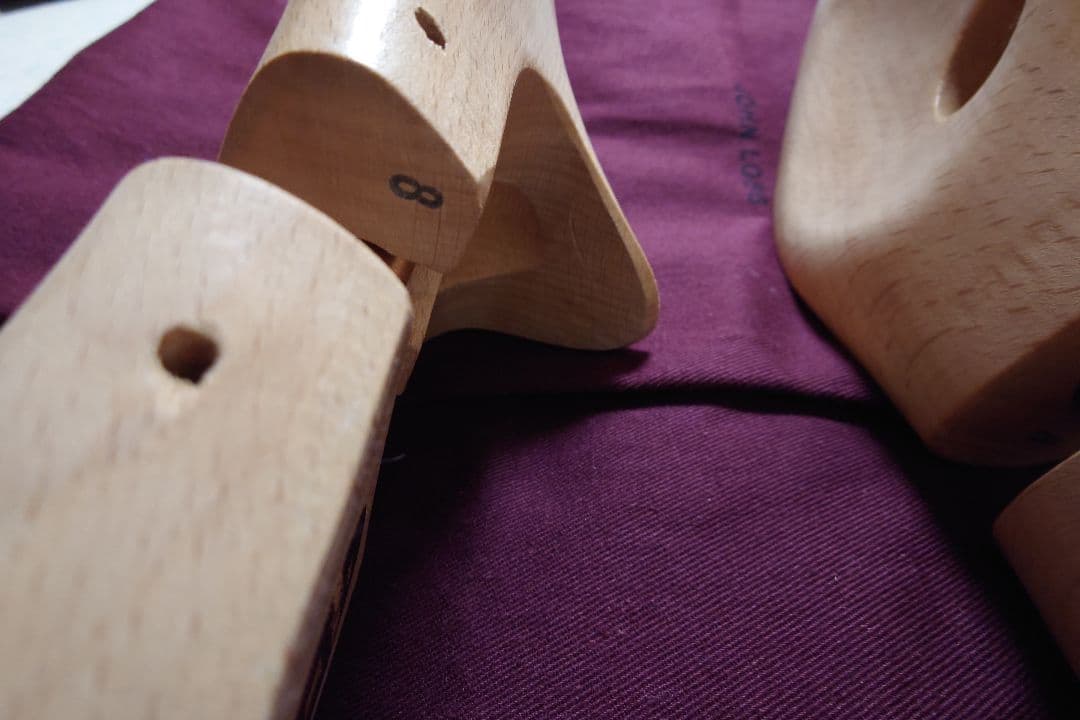 極美品　初期　PARIS　ジョンロブ　純正　シューツリー　8E 90s