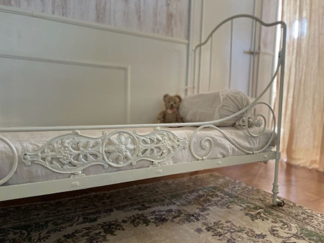 専用page✴︎フランスアンティーク　フォールディングチャイルドアイアン　ベット