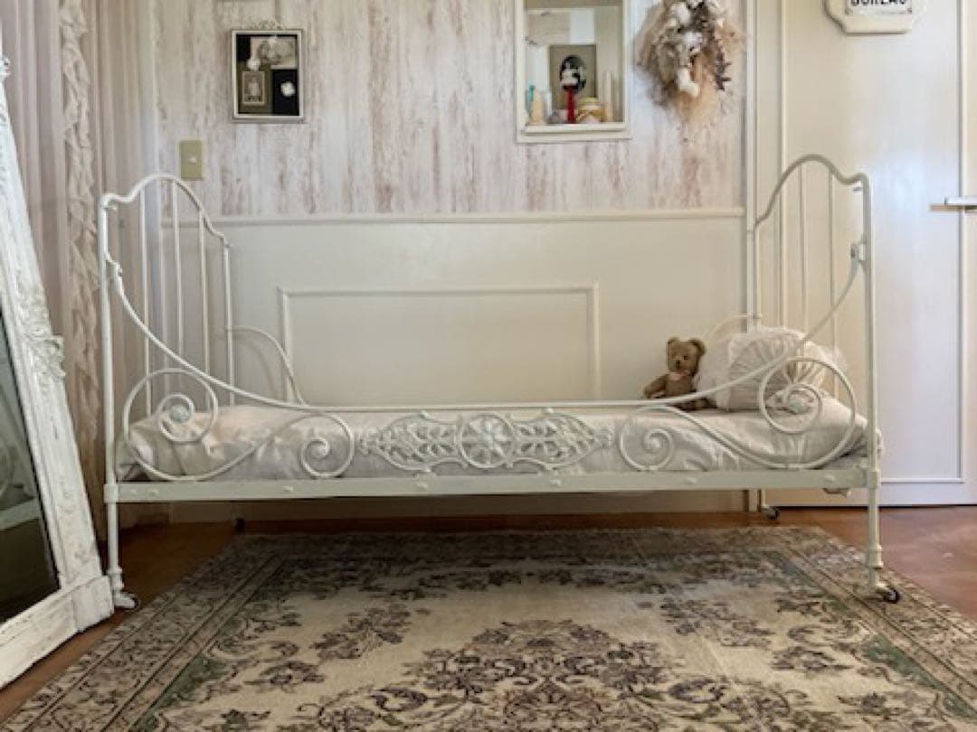 専用page✴︎フランスアンティーク　フォールディングチャイルドアイアン　ベット