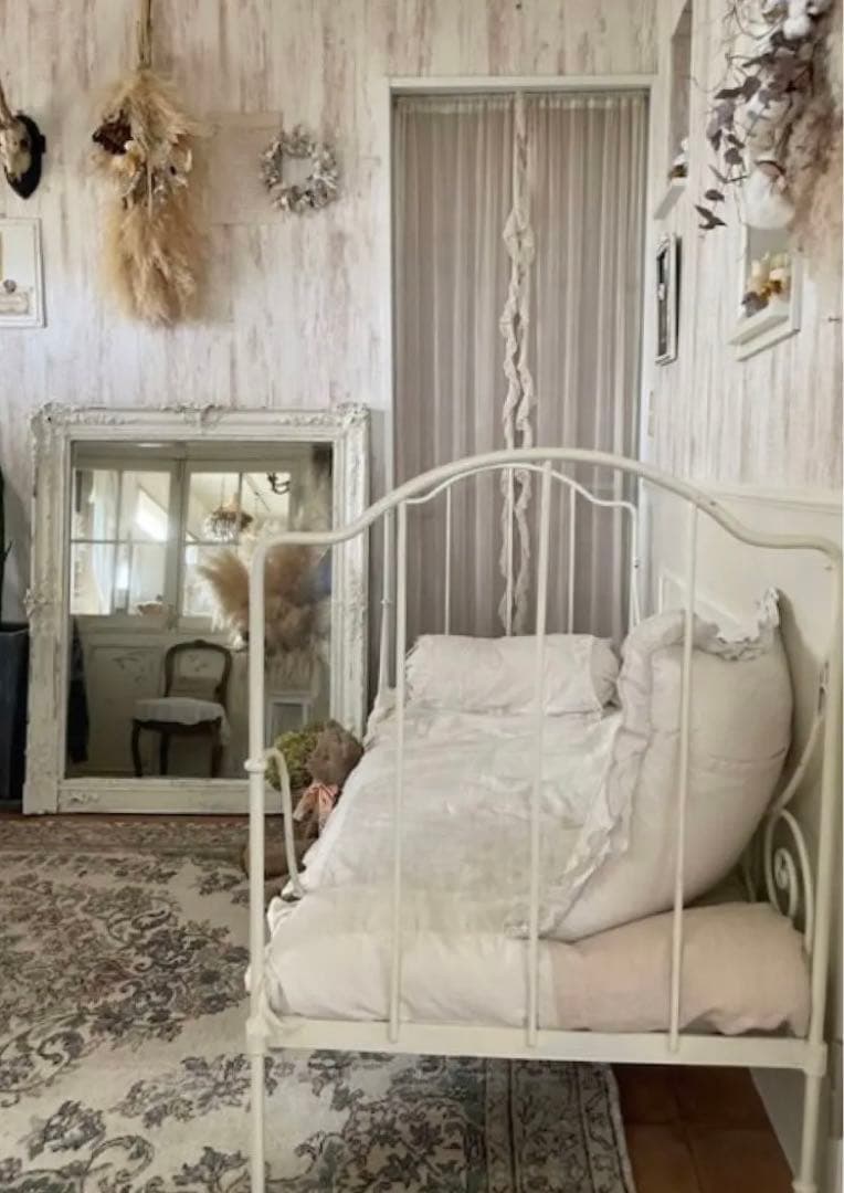 専用page✴︎フランスアンティーク　フォールディングチャイルドアイアン　ベット