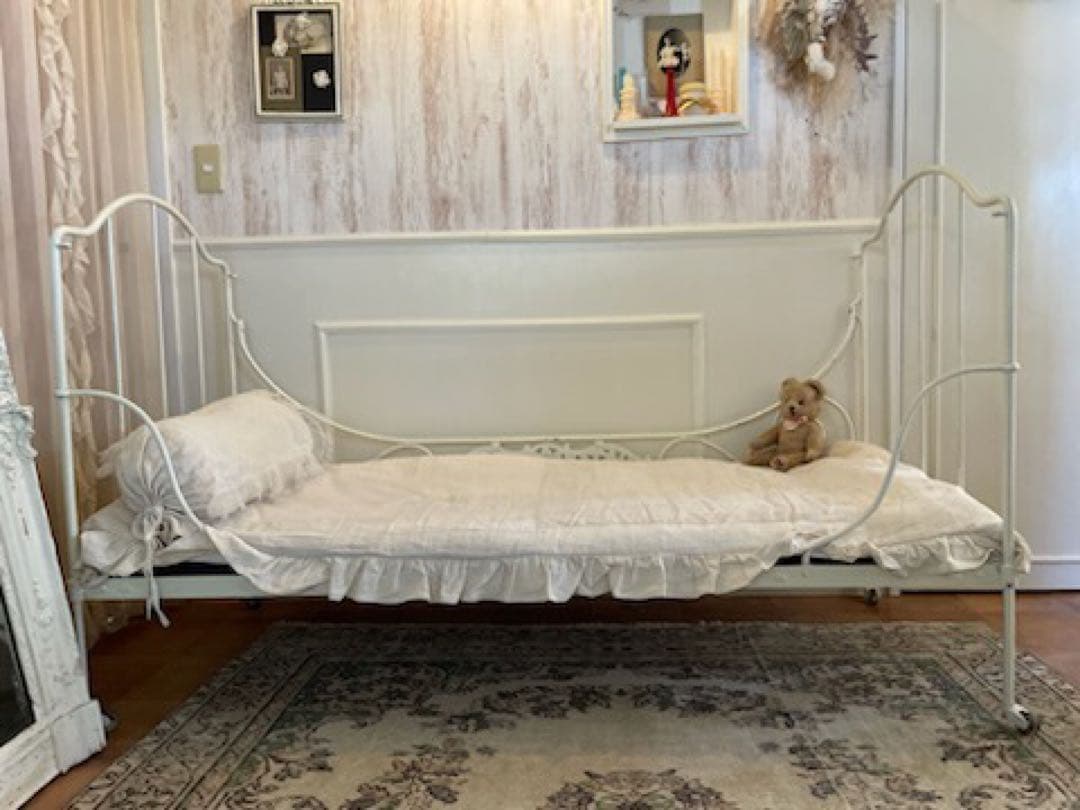 専用page✴︎フランスアンティーク　フォールディングチャイルドアイアン　ベット