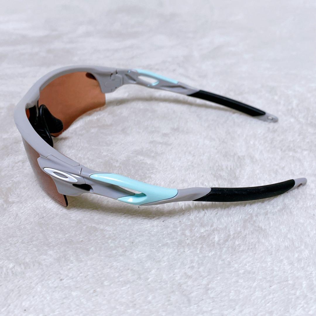オークリー　レーダーロックパス　アジアフィット　プリズムレンズ　グレー　ケース付