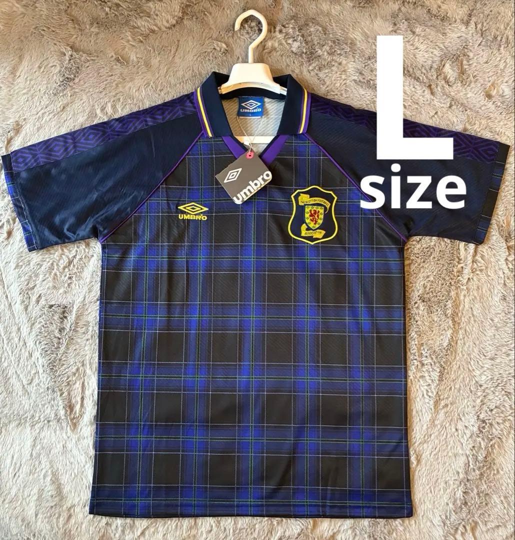 【新品】アンブロ スコットランド代表 タータンチェック 94-96 ホーム L
