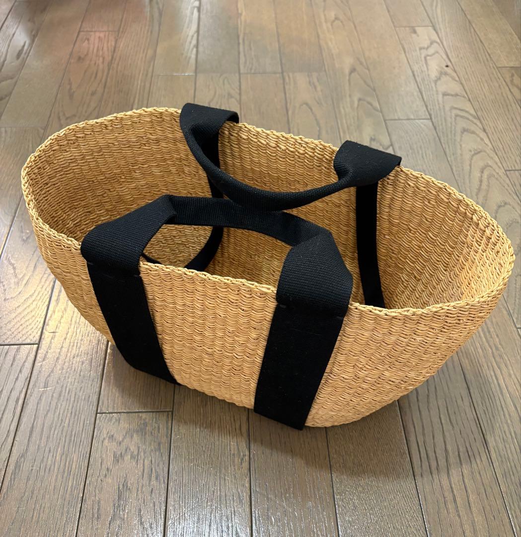 MUUN✿カゴバック✿ペア✿大小セット✿ブラック