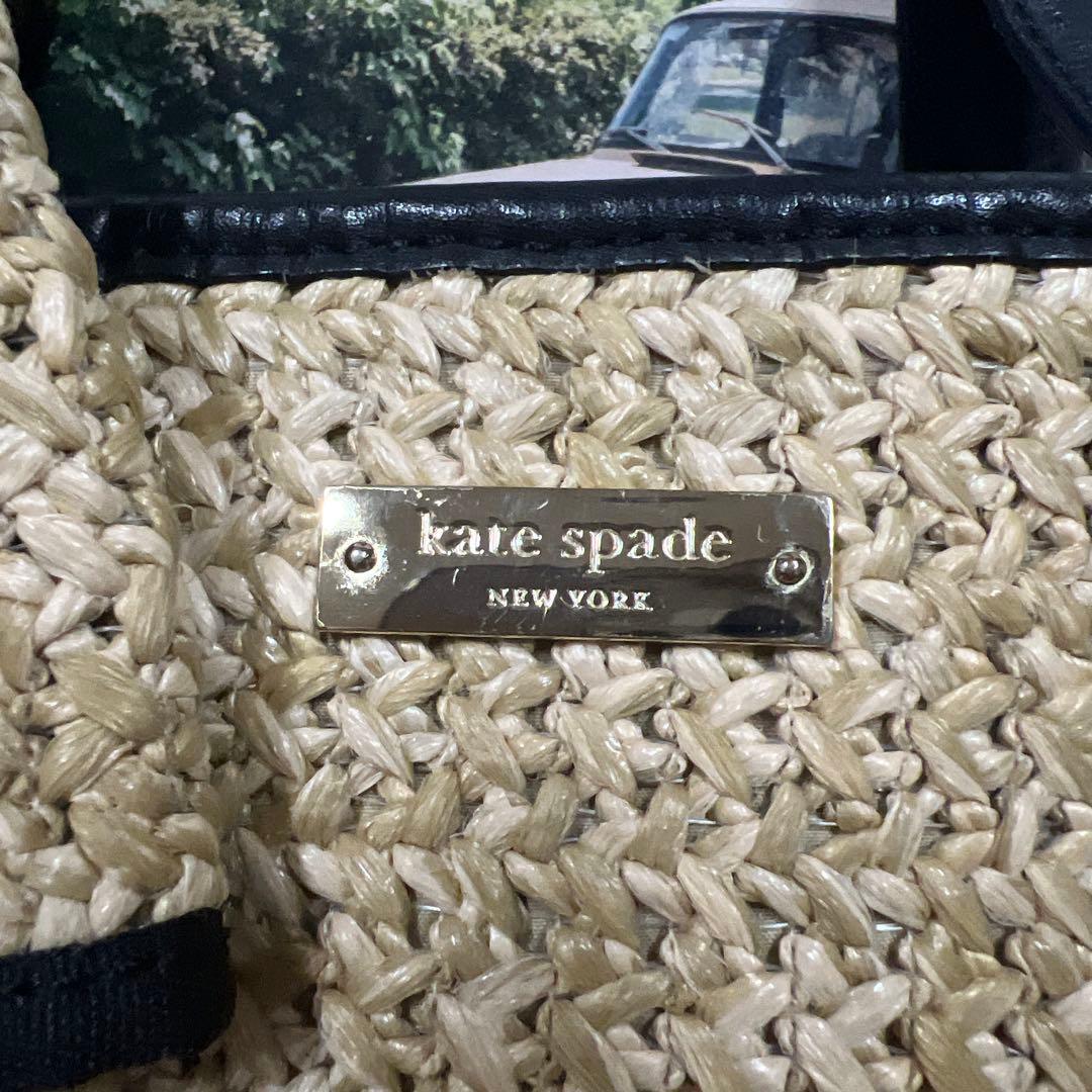 31日のみ感謝バーゲン☆kate spade リボン付きかごバッグ