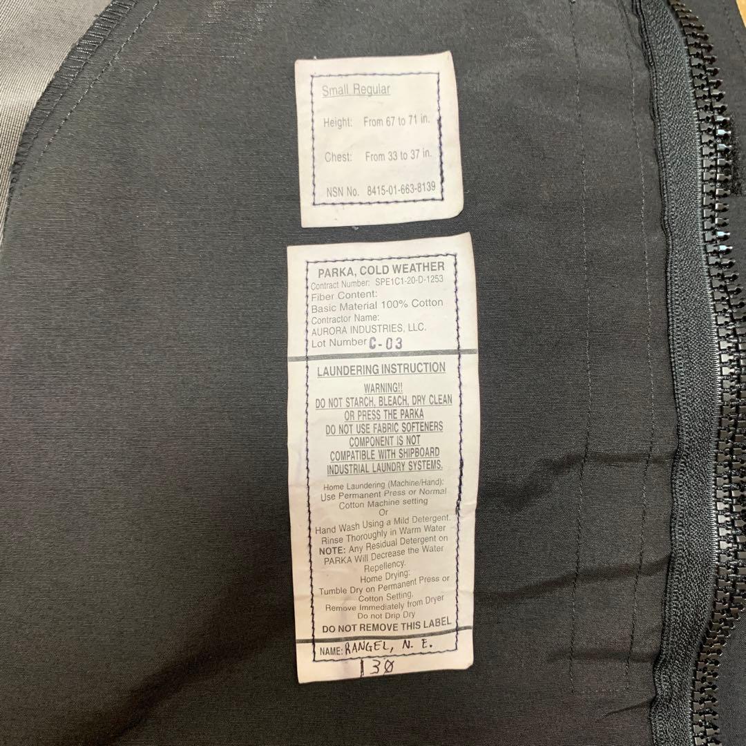 USN 実物　ゴアテックス　ブラック　アメリカ軍　USNAVY 米軍gortex