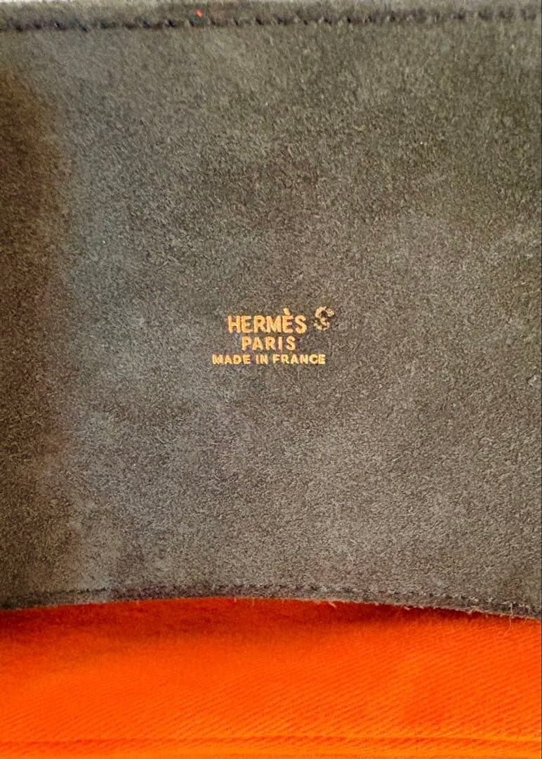 超貴重　HERMES ブラックスエード ドブリスショルダーバッグ