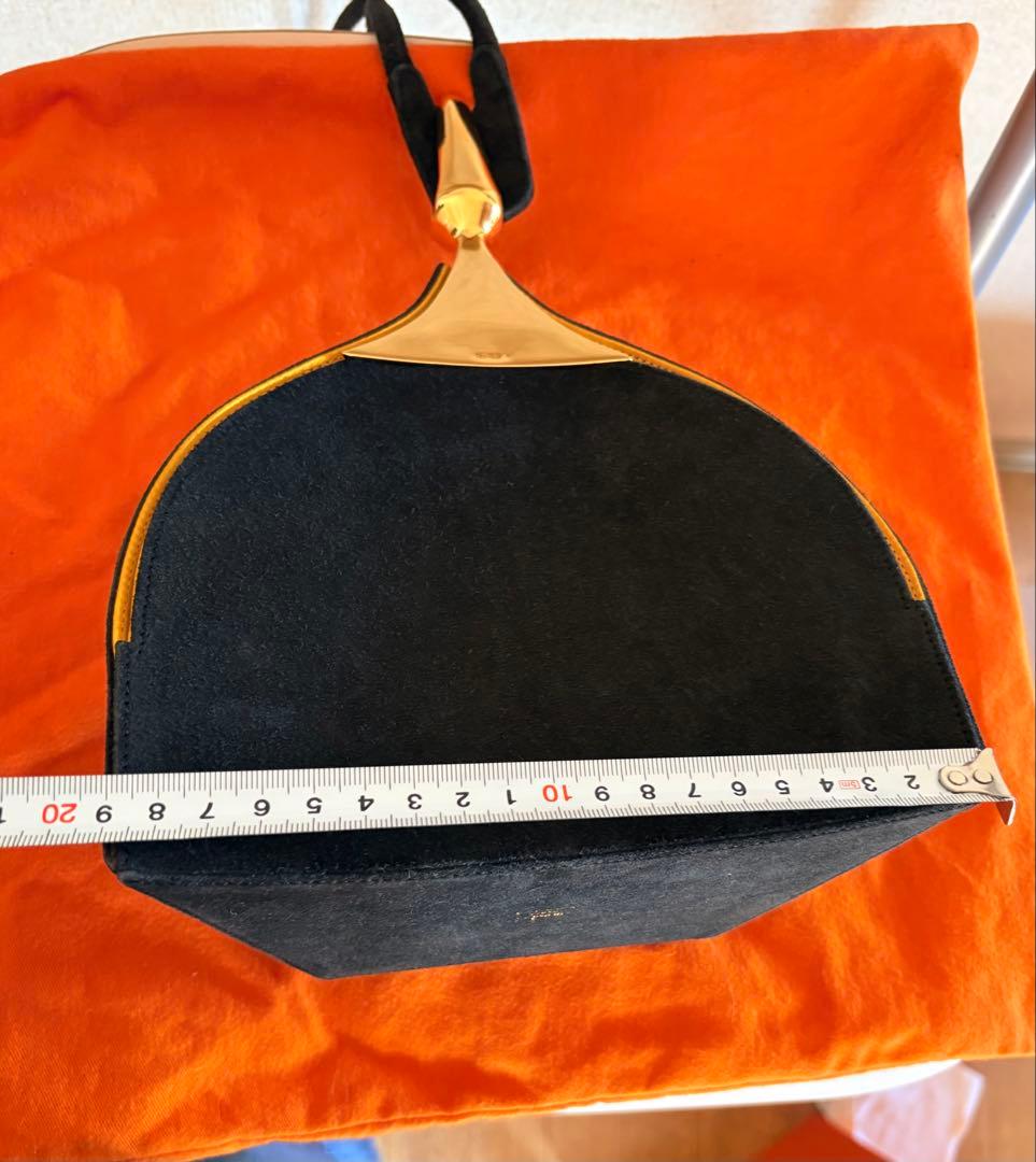 超貴重　HERMES ブラックスエード ドブリスショルダーバッグ
