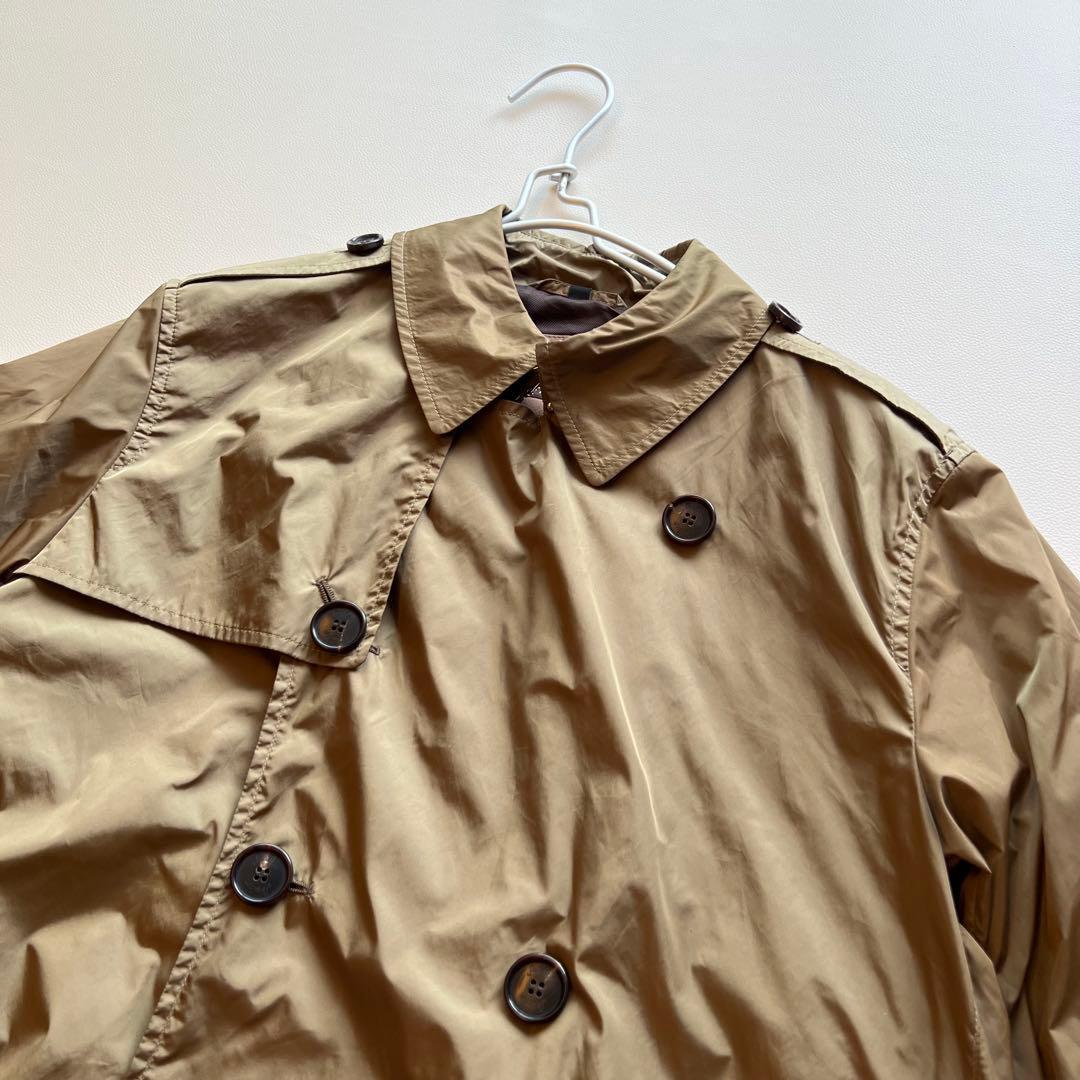 美品✨シーラップ　ナイロンロングコート　ベルト　トレンチ　ジャケット　48