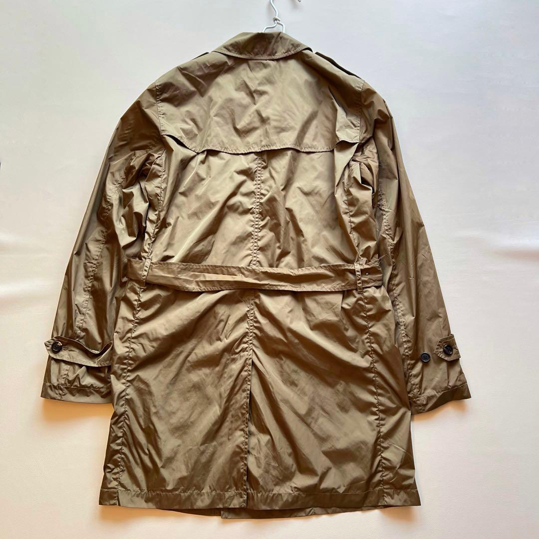 美品✨シーラップ　ナイロンロングコート　ベルト　トレンチ　ジャケット　48